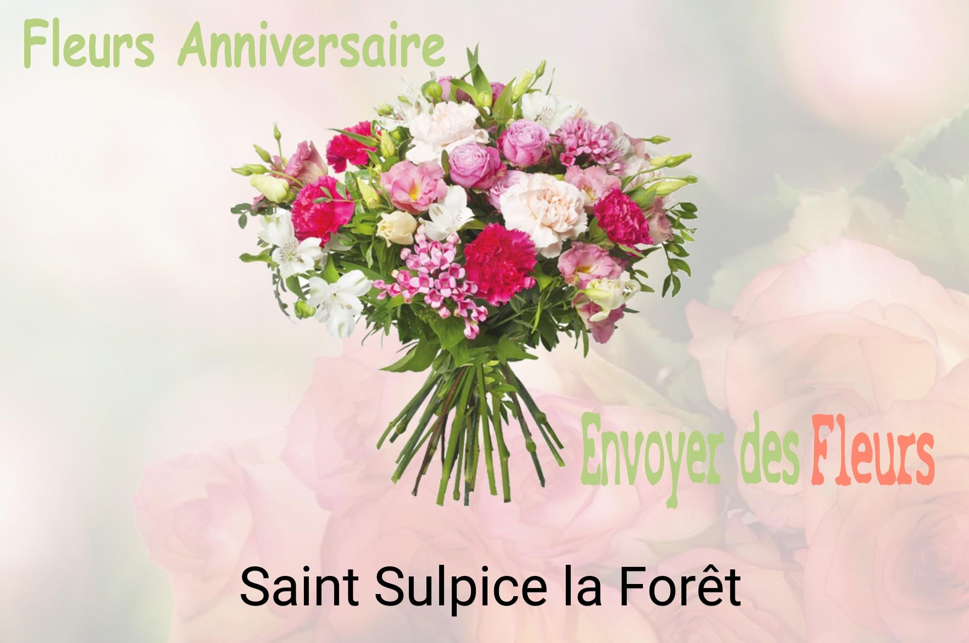 Bouquet de fleurs d’anniversaire livré à Saint-Sulpice-la-Forêt